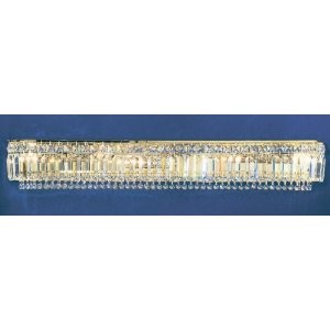 Classic Lighting 1627 G CP Ambassador Vanity in 24k Gold Plated with Crystalique-Plus