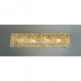 Classic Lighting 1852 G CP Regency II Vanity in 24k Gold Plated with Crystalique-Plus