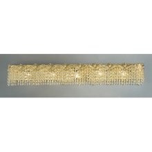 Classic Lighting 1853 G CP Regency II Vanity in 24k Gold Plated with Crystalique-Plus