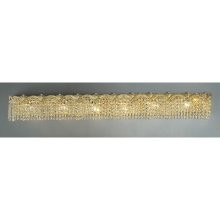Classic Lighting 1854 G CP Regency II Vanity in 24k Gold Plated with Crystalique-Plus