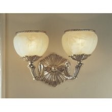 Classic Lighting 69502 VBZ C Alexandria II Wall Sconce in Victorian Bronze with Crystalique