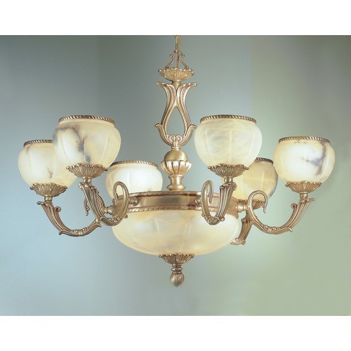 Classic Lighting 69606 SBB C Alexandria I Chandelier in Satin Bronze with Brown Patina with Crystalique