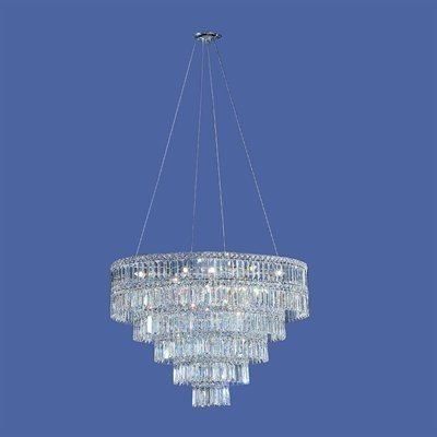Classic Lighting 69795 CH CP Sofia Chandelier in Chrome with Crystalique-Plus