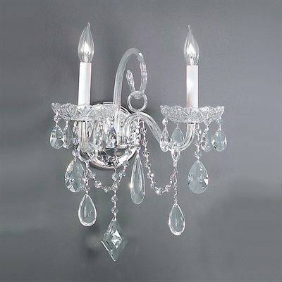 Classic Lighting 8282 CH C Prague Chandelier in Chrome with Crystalique