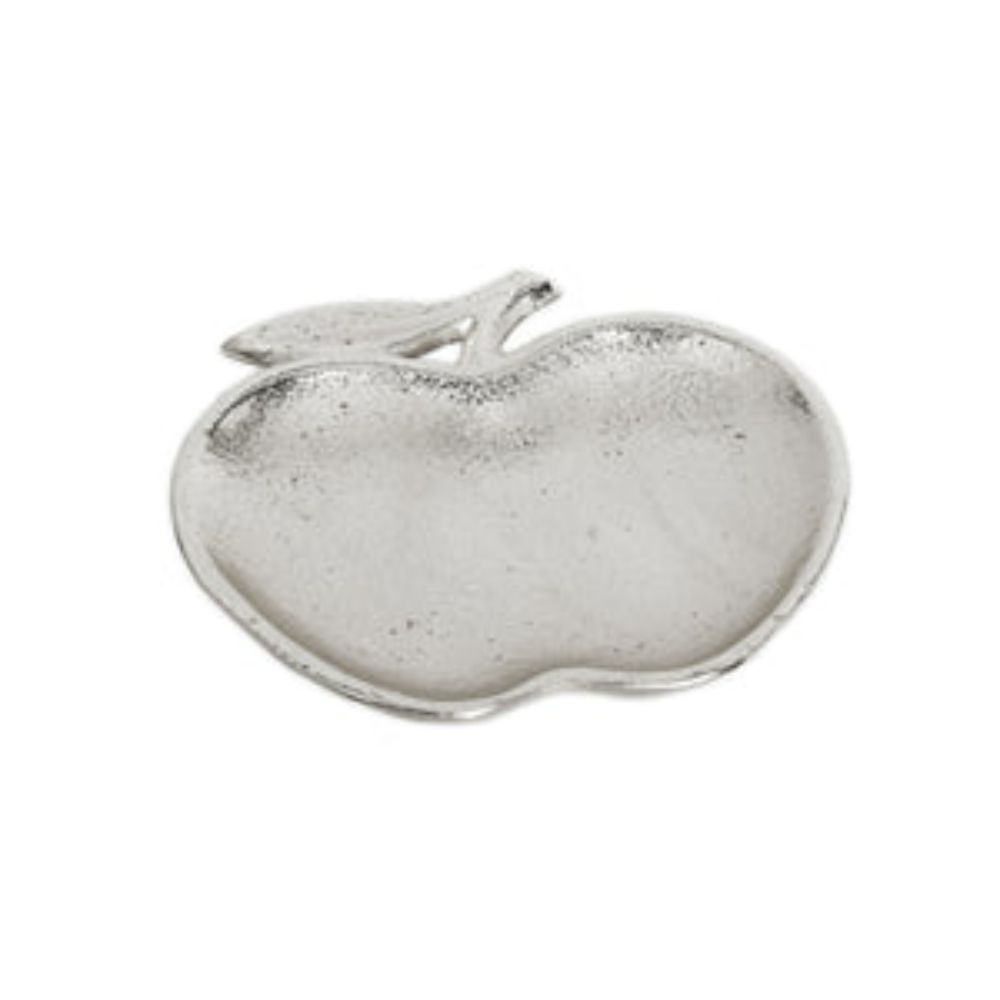 Silver Apple Dish - 5"L