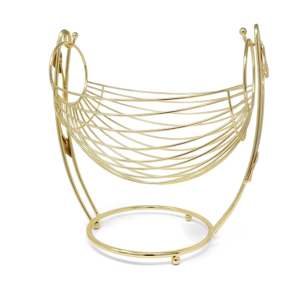 Gold Wire Decorative Basket, 13"