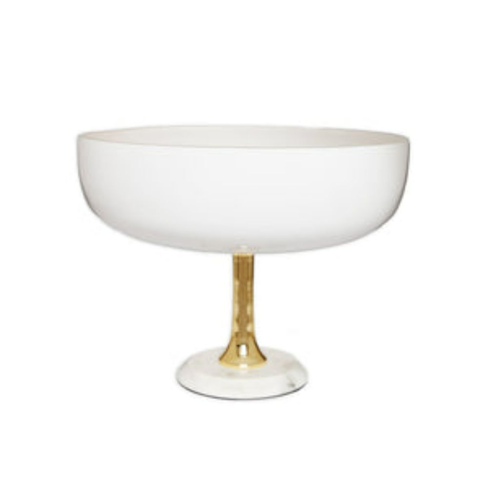 Gold Footed Marble Bowl