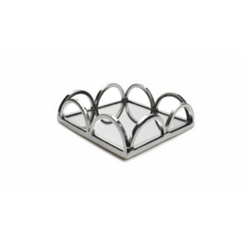 Square Napkin Holder/ Mirror Tray with Loop Design