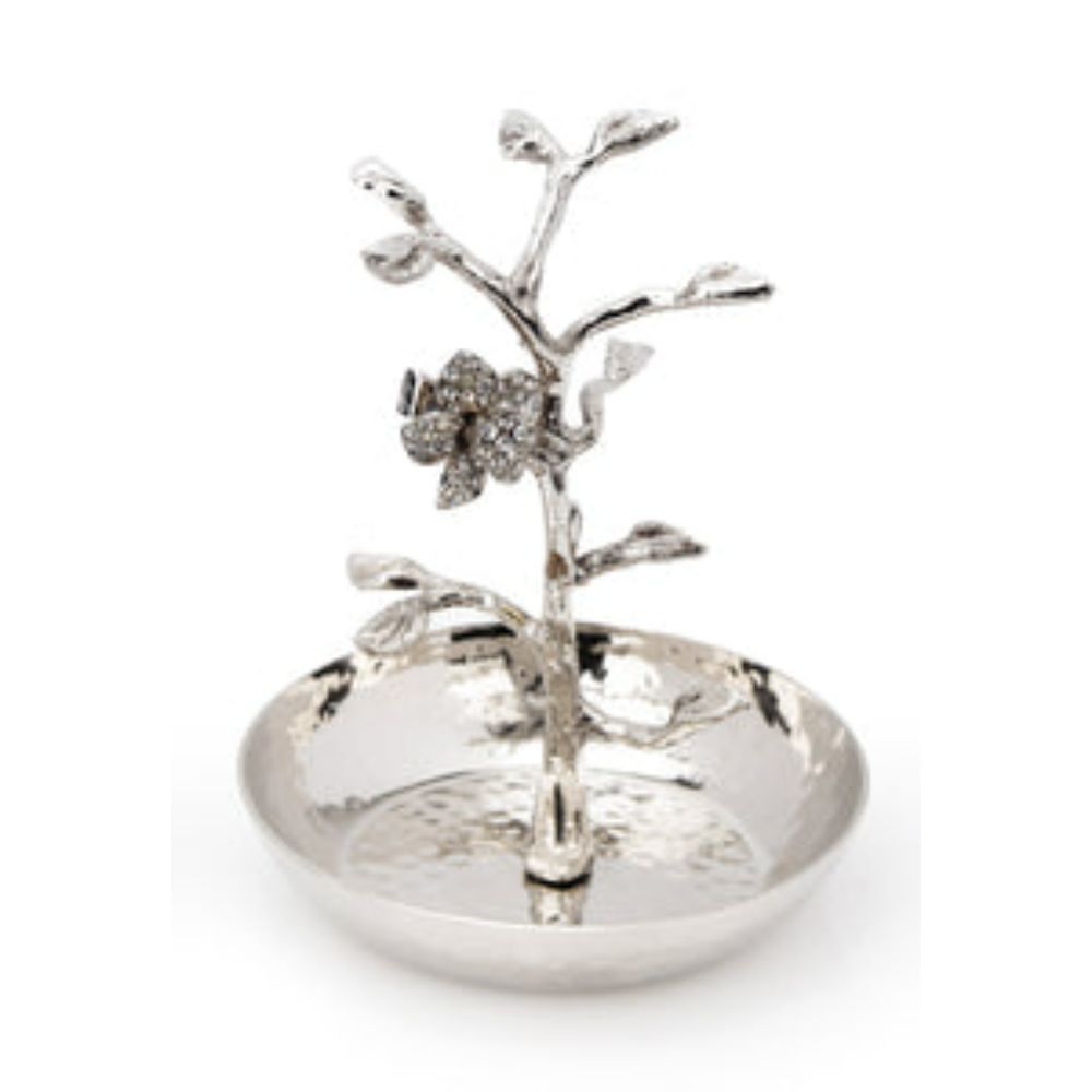 Ring Holder with Jeweled Flower Design