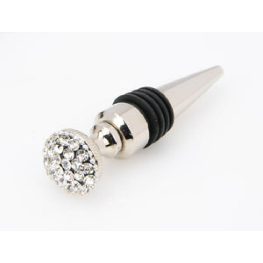 Stainless Steel Bottle Stopper with Diamond Top