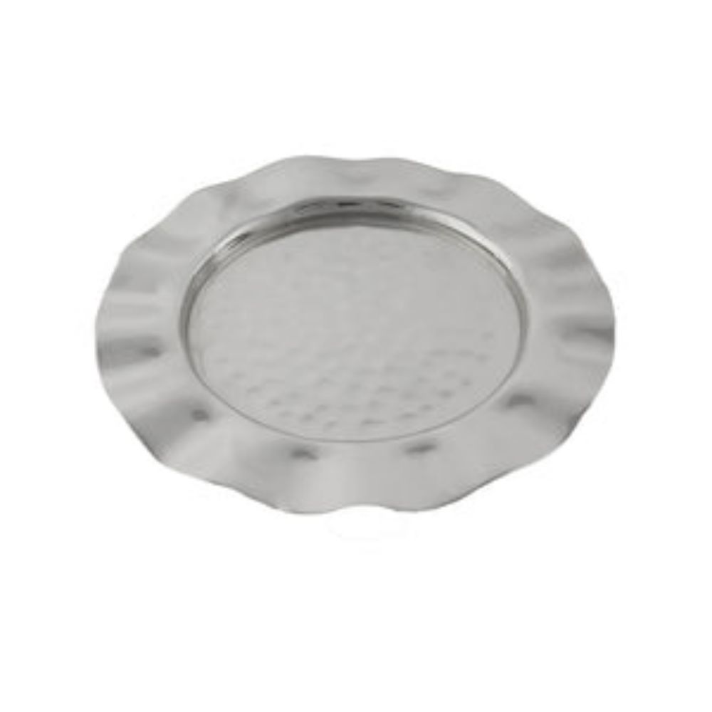 Stainless steel Plates with Wavy Rim