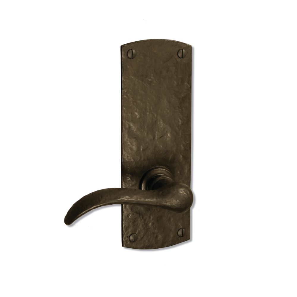 Coastal Bronze 210-10-DBL Arch Plate 8" Mortise Double Cylinder Entry in Dark Brown Bronze