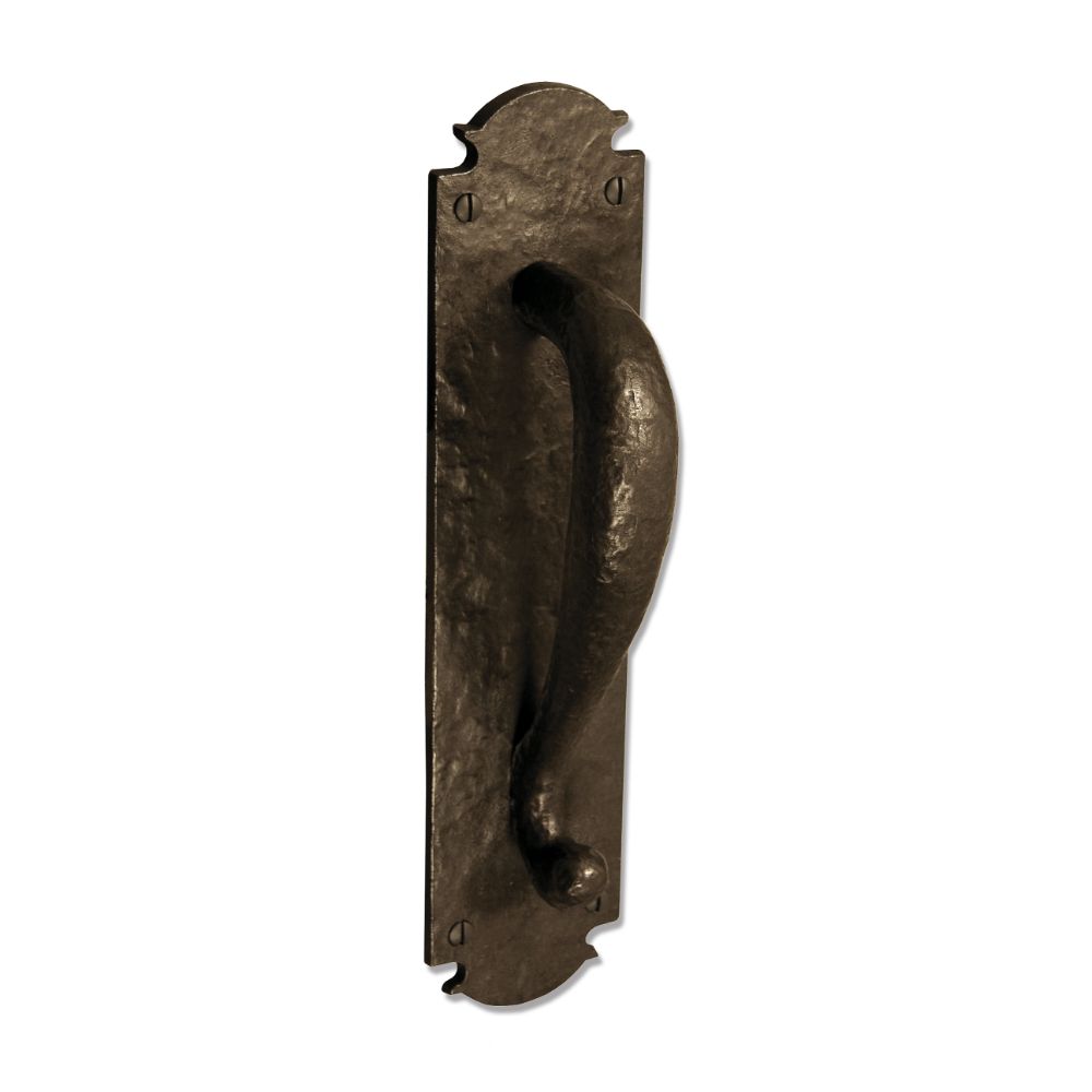 Coastal Bronze 325-90-PUL Euro Plate 12" with Bar Pull Handle in Dark Brown Bronze