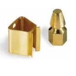 Colonial Bronze 101W-3 1 1/4" Long Shutter Holder Wood Application  - Polished brass