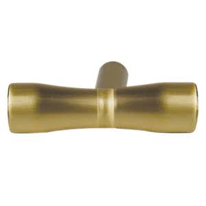 Colonial Bronze 263-3A 1 1/2" Bamboo Knob  - Polished Brass Unlacquered