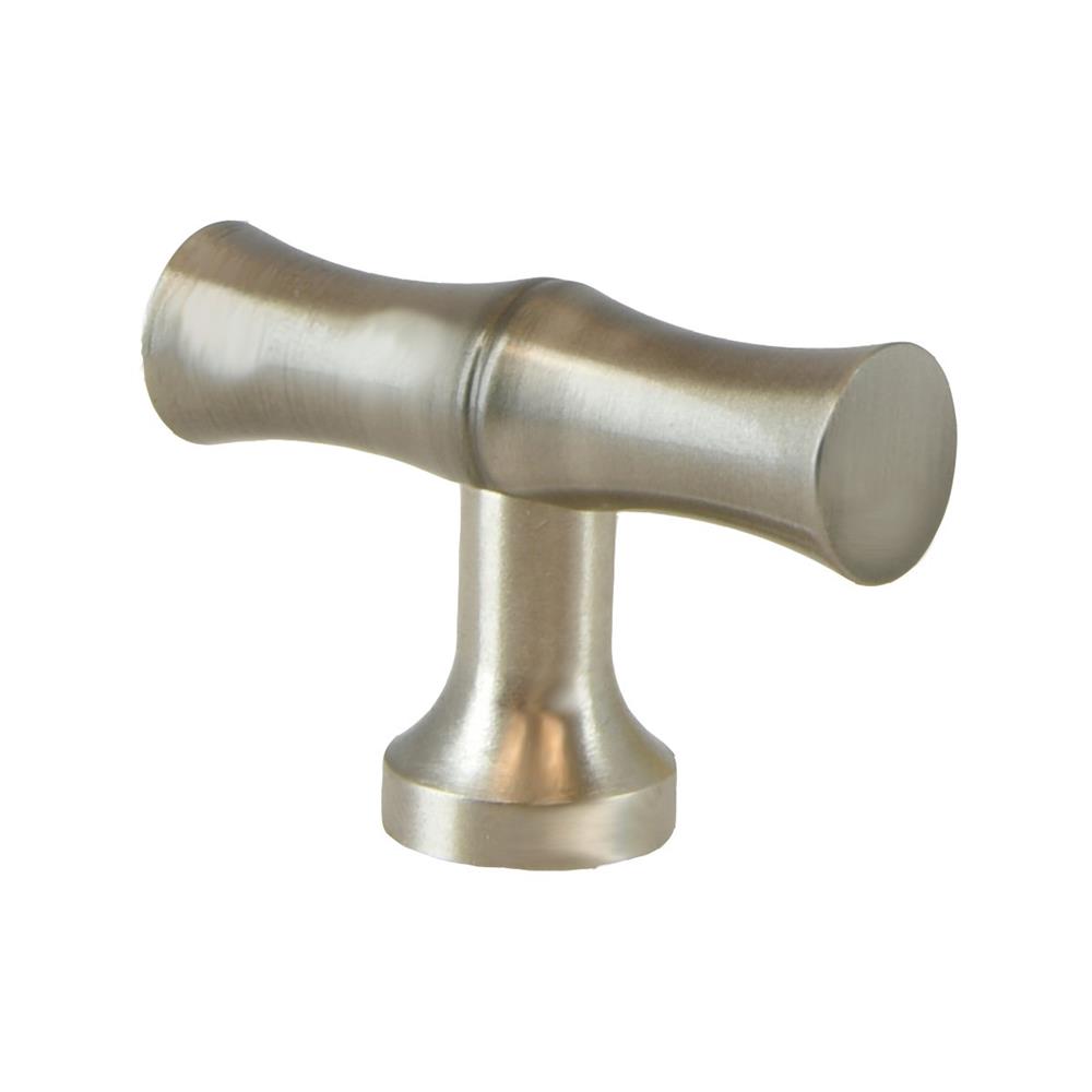 Colonial Bronze 283-14 Bamboo Style T-knob in Polished Nickel
