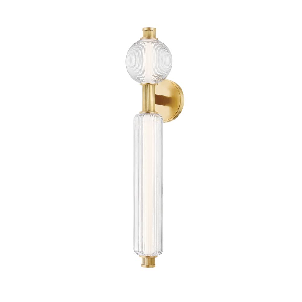 Corbett Lighting 452-02-VB Atom Wall Sconce in Vintage Brass