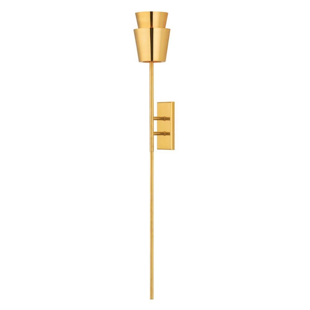 Corbett Lighting 457-01-VB Buenos Aires Wall Sconce in Vintage Brass