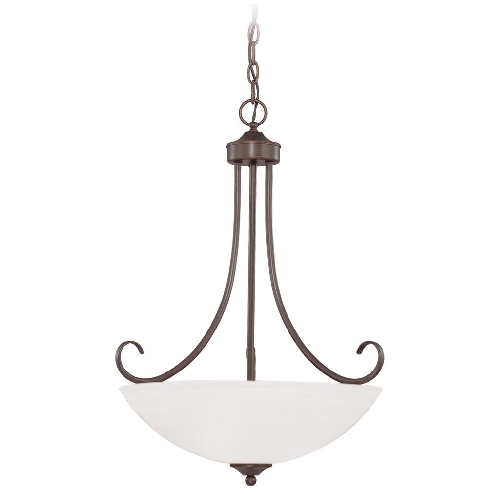 Craftmade 25323-OLB Raleigh 3 Light Inverted Pendant in Old Bronze