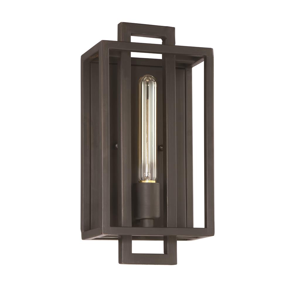 Craftmade 41561-ABZ Cubic 1 Light Wall Sconce in Aged Bronze Brushed