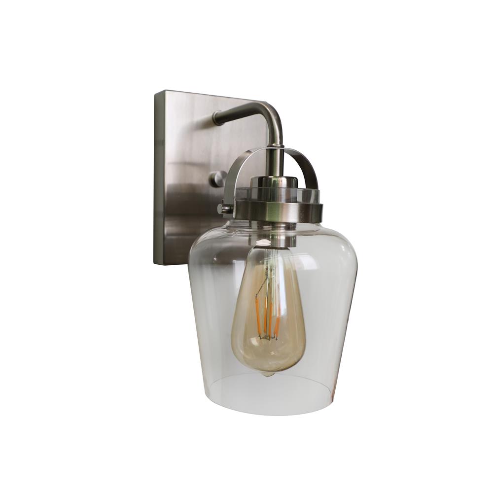 Craftmade 53501-BNK Trystan 1 Light Wall Sconce in Brushed Polished Nickel