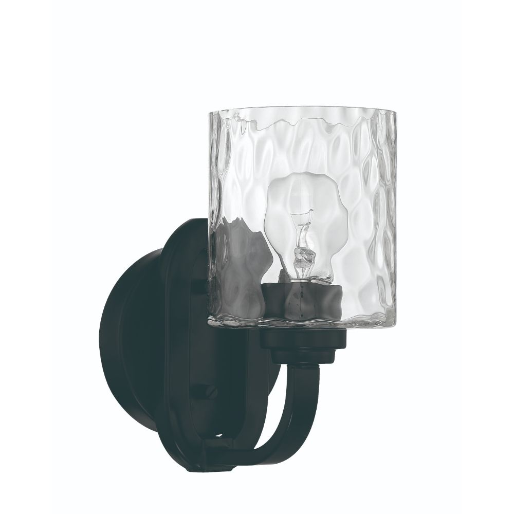 Craftmade 54261-FB Collins 1 Light Wall Sconce in Flat Black