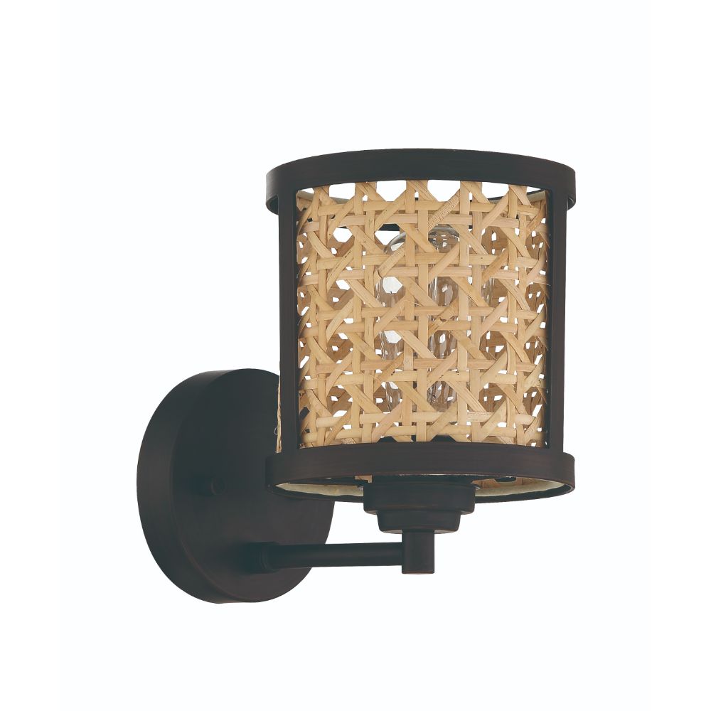 Craftmade 54561-ABZ Malaya 1 Light Wall Sconce in Aged Bronze Brushed