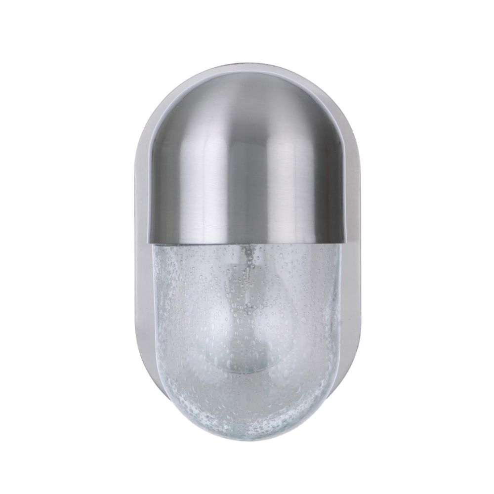Craftmade 55001-BNK Pill 1 Light Wall Sconce in Brushed Polished Nickel