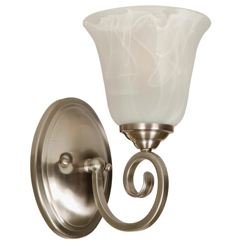 Craftmade 7105BNK1 Cecilia 1 Light Wall Sconce in Brushed Satin Nickel