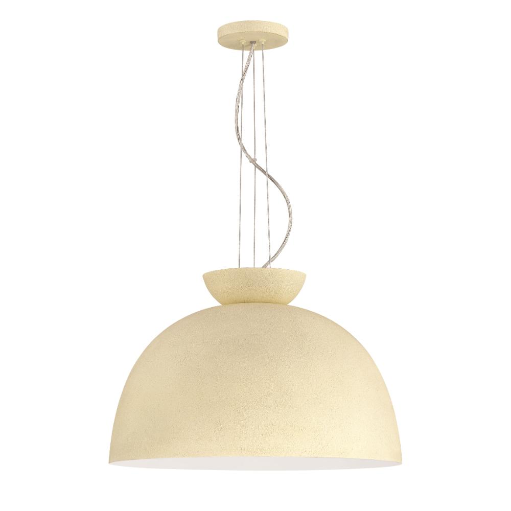 Craftmade 59192-CW Ventura Dome 1 Light Pendant in Cottage White