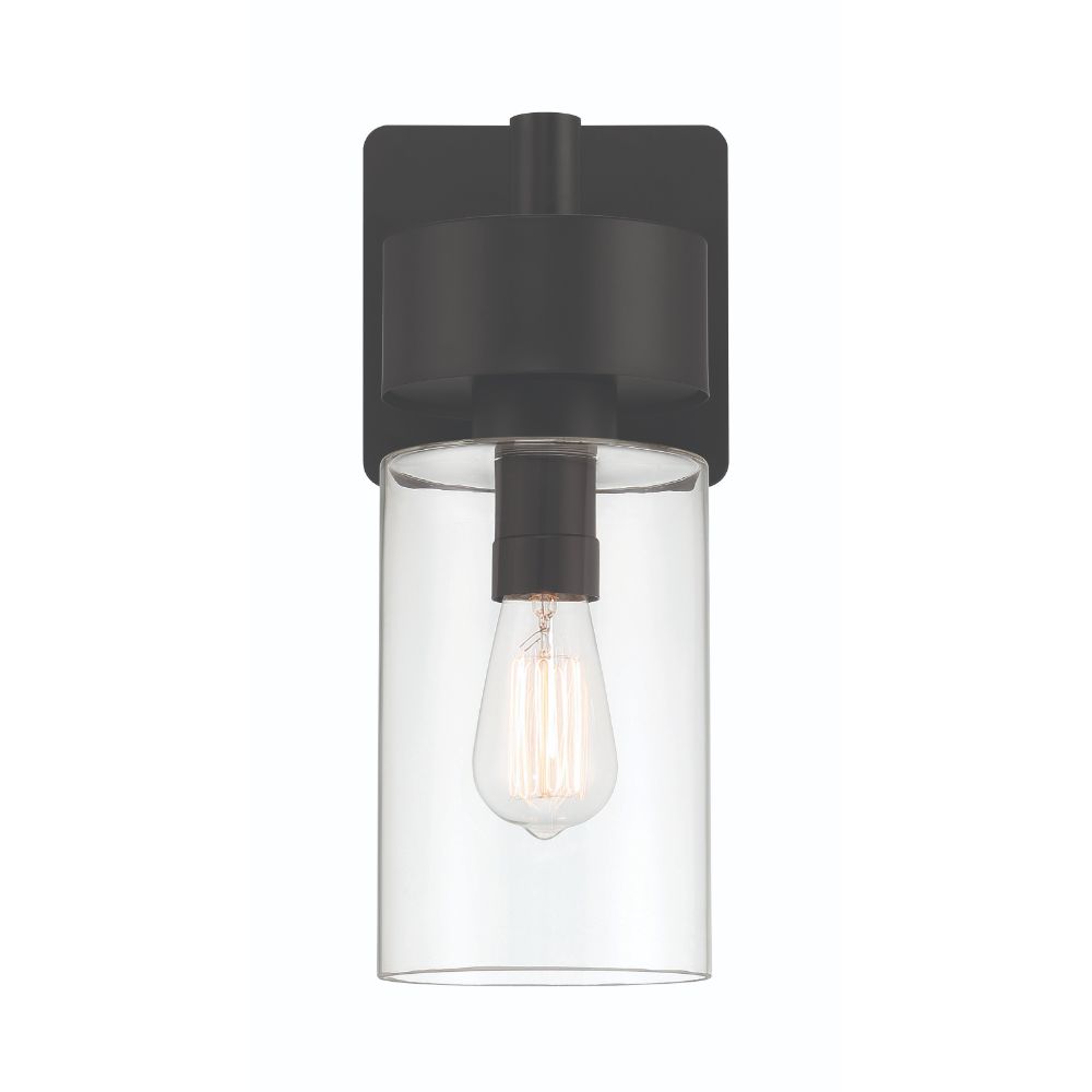 Craftmade ZA5314-MN Bennet 1 Light Outdoor Lantern, Midnight, Wet
