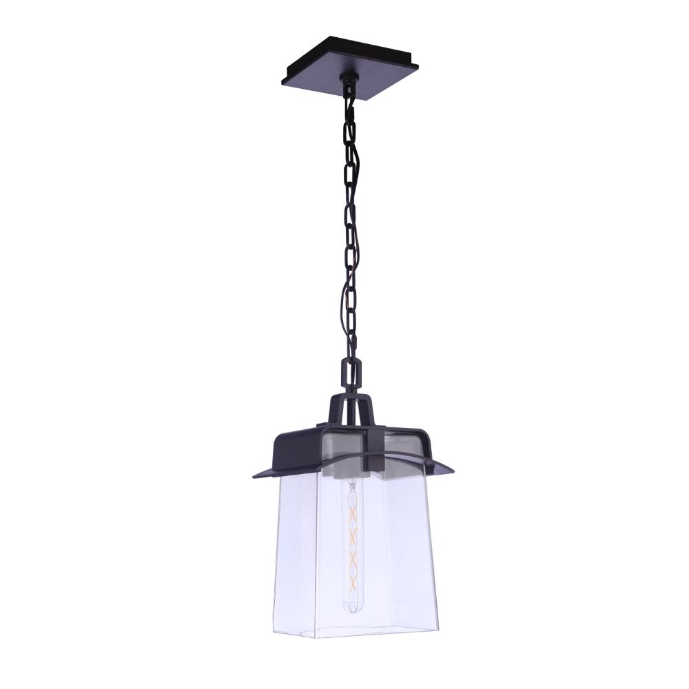 Craftmade ZA6011-ABZ Smithy 1 Light Outdoor Pendant in Age Bronze Brushed