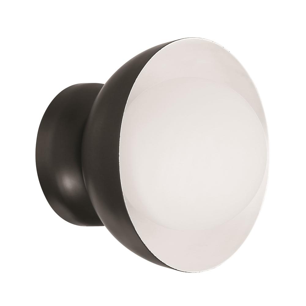 Craftmade 59161-FB Ventura Dome 1 Light Wall Sconce in Flat Black