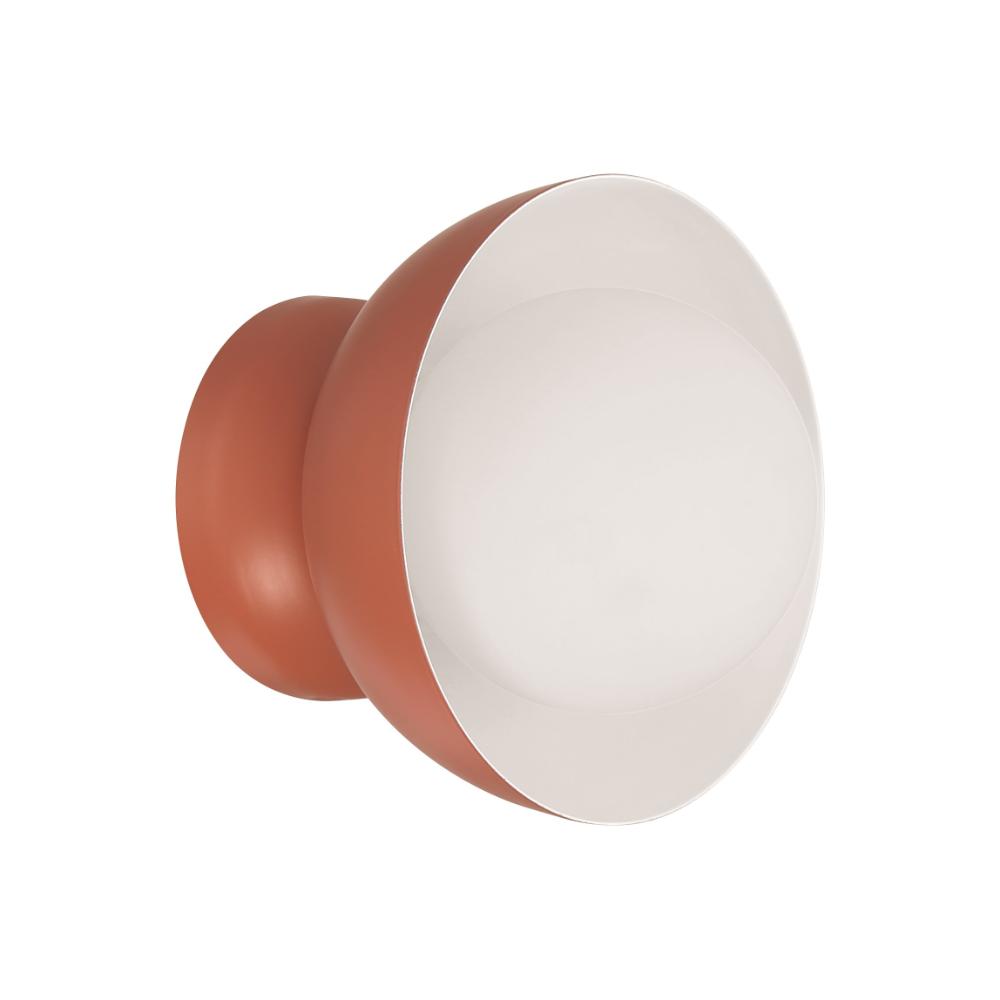 Craftmade 59161-BCY Ventura Dome 1 Light Wall Sconce in Baked Clay