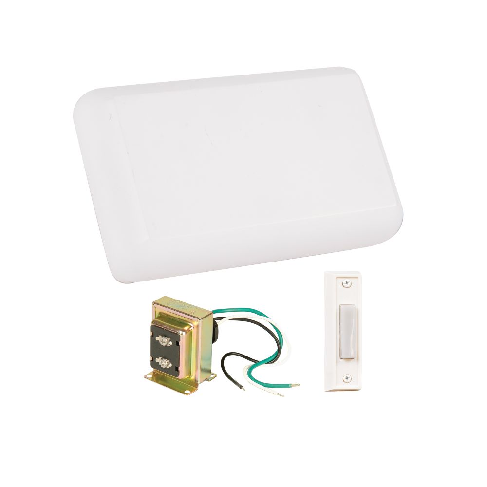 Craftmade CK1003-W Chime Kit with T1630 Transformer, White Finish