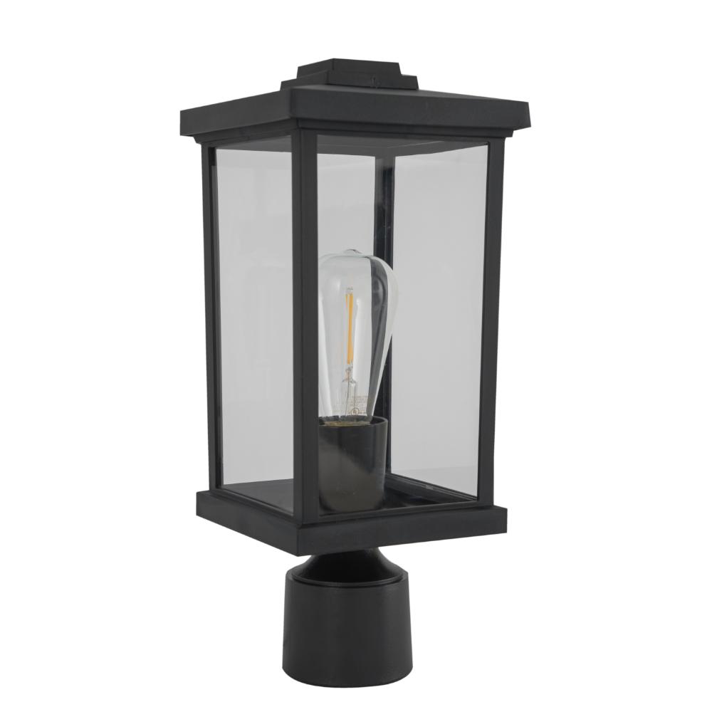 Craftmade ZA2415-TB-C Resilience 1 Light Post Mount in Textured Black