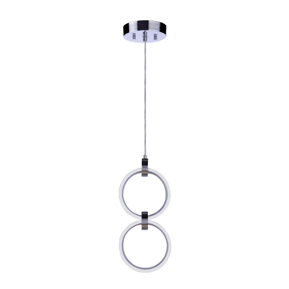 Craftmade 59392-CH-LED Context 2 Light LED Pendant in Chrome