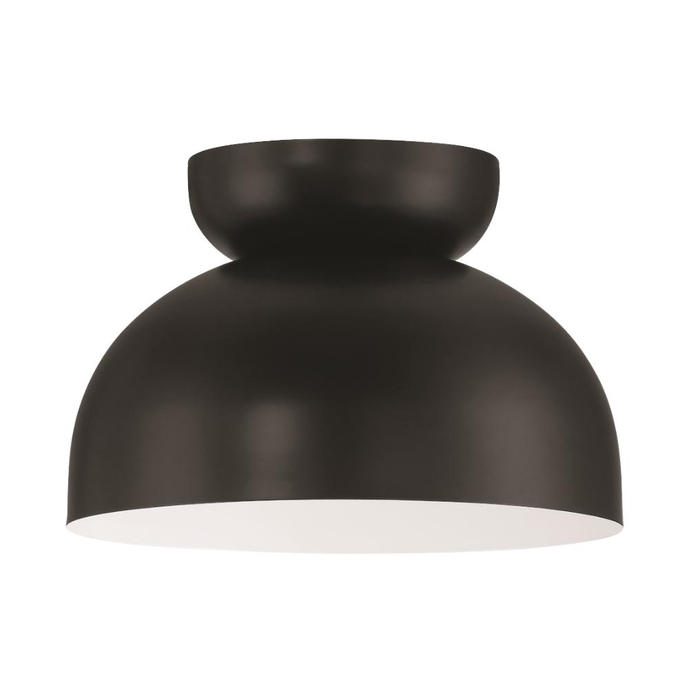 Craftmade 59181-FB Ventura Dome 1 Light Flushmount in Flat Black