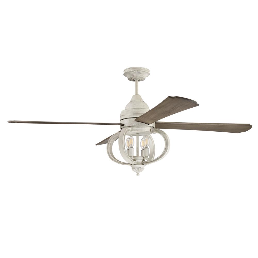 Craftmade AUG60CW4 60" Augusta Ceiling Fan in Cottage White
