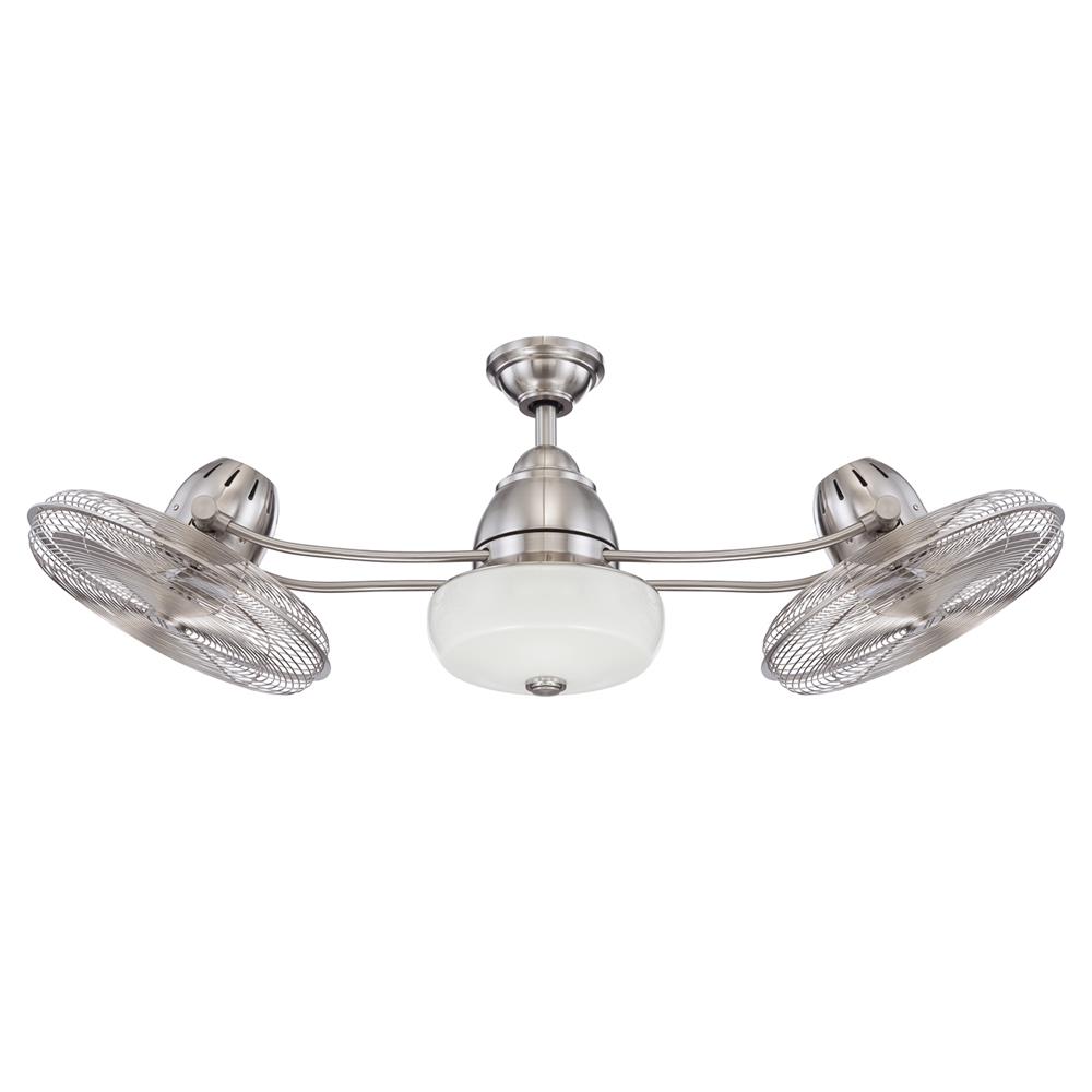 Craftmade BW248BNK6 48" Bellows II Ceiling Fan in Brushed Polished Nickel