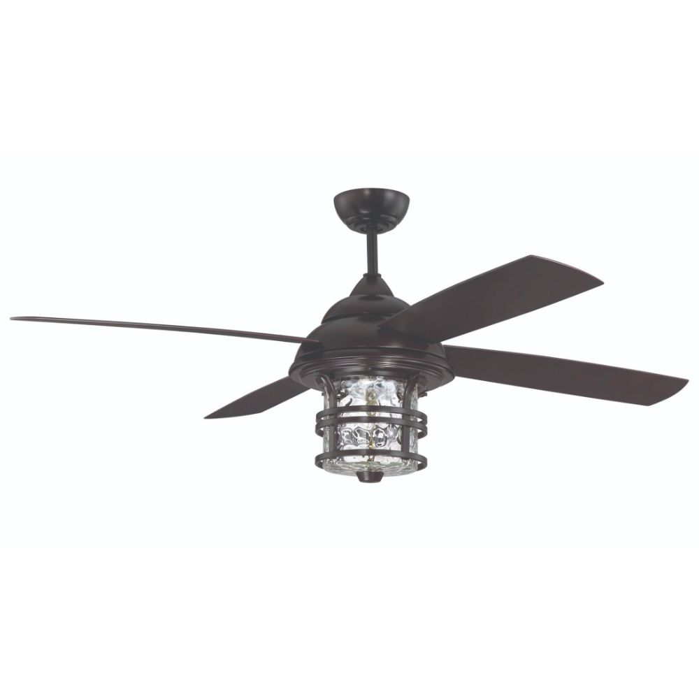 Craftmade CYD56OB4 Courtyard 56" Ceiling Fan (Blades Included) in Oiled Bronze