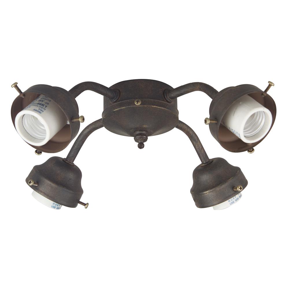 Craftmade F400-AN-LED 4 Light Ceiling Fan Fitter in Antique Nickel