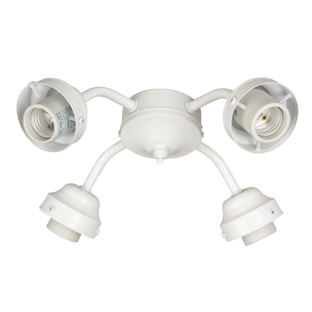 Craftmade F400-BNK-LED 4 Light Ceiling Fan Fitter in Brushed Polished Nickel