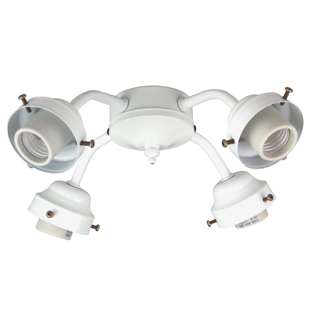 Craftmade F400-W-LED 4 Light Ceiling Fan Fitter in White