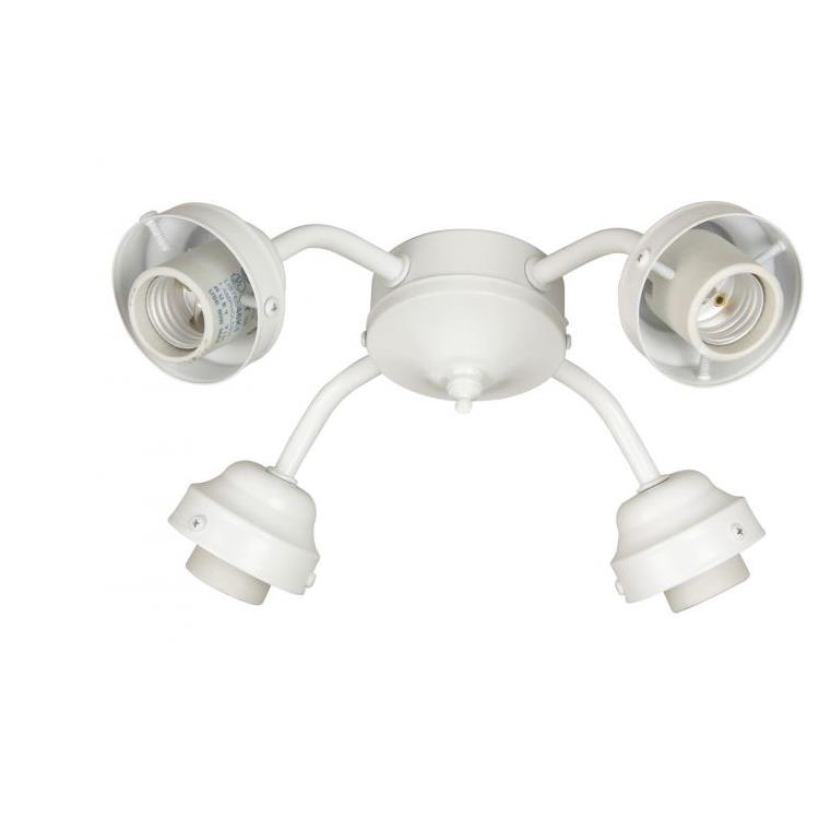 Craftmade F405-AW-LED 4 Light Medium Base Fitter in Antique White