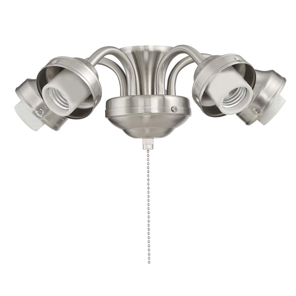 Craftmade F525-CH-LED 5 Light Universal Fan Light Kit in Chrome