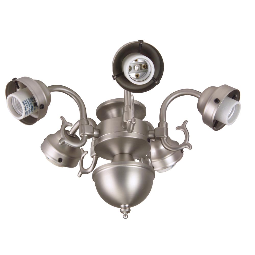 Craftmade F545-AB-LED 5 Light Universal Fan Light Kit in Antique Brass