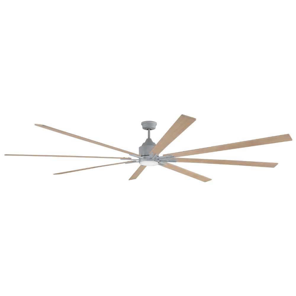 Craftmade FLE100AGV8 Fleming 100" Ceiling Fan w/Blades in Aged Galvanized