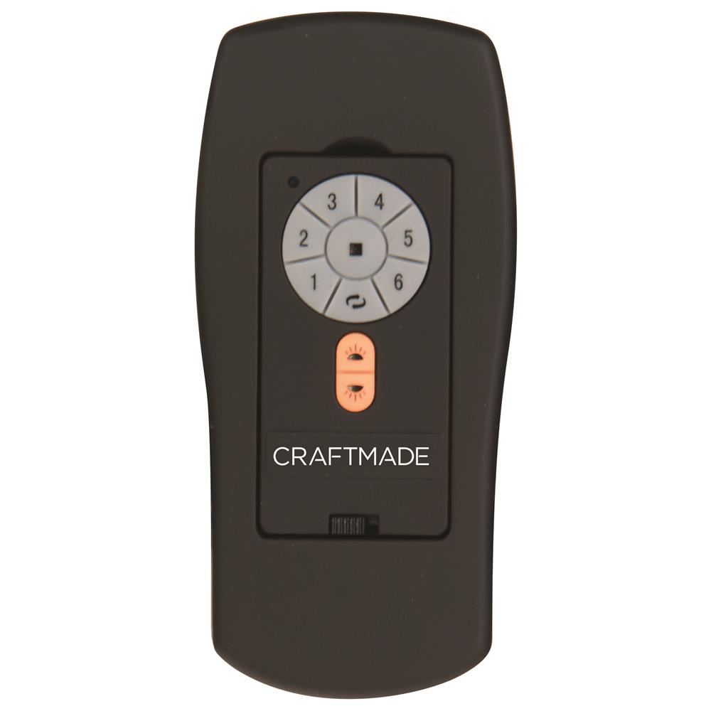 Craftmade IDC2-REMOTE 6-Speed control, Up-light, Down-light and Reverse functions with ICS-CLAMSHELL
