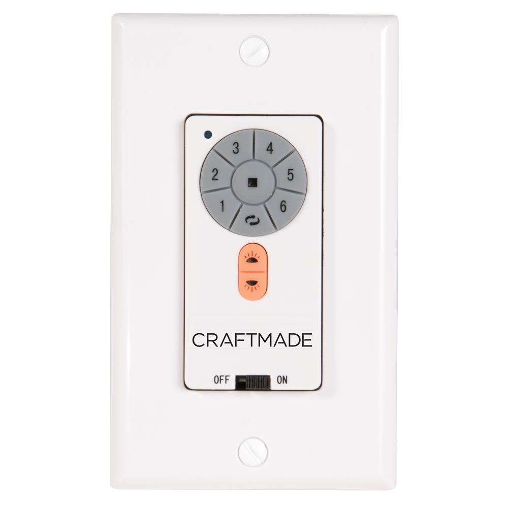 Craftmade IDC2-WALL IDC2 6-Speed Wall Control, Up-light, Down-light and Reverse functions